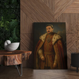 Portret Królewski mężczyzny ze zdjęcia