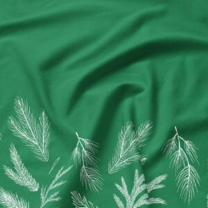 elegancka podkładka świąteczna w butelkowej zieleni