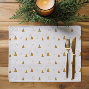 plamoodporna podkładka na stół w złotym wzorze