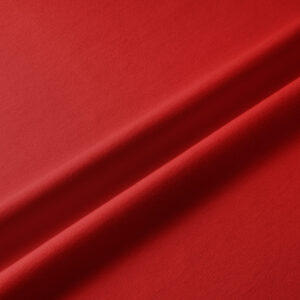 gładka czerwona tkanina plamoodporna w zbliżeniu