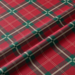 plamoodporny bieżnik świąteczny w kratkę