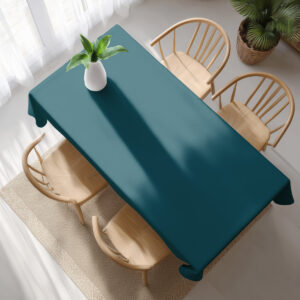 widok z góry na morski obrus świąteczny