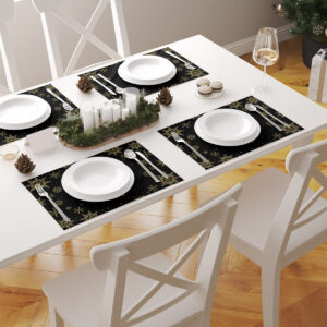 dekoracyjna podkładka świąteczna w luksusowym stylu