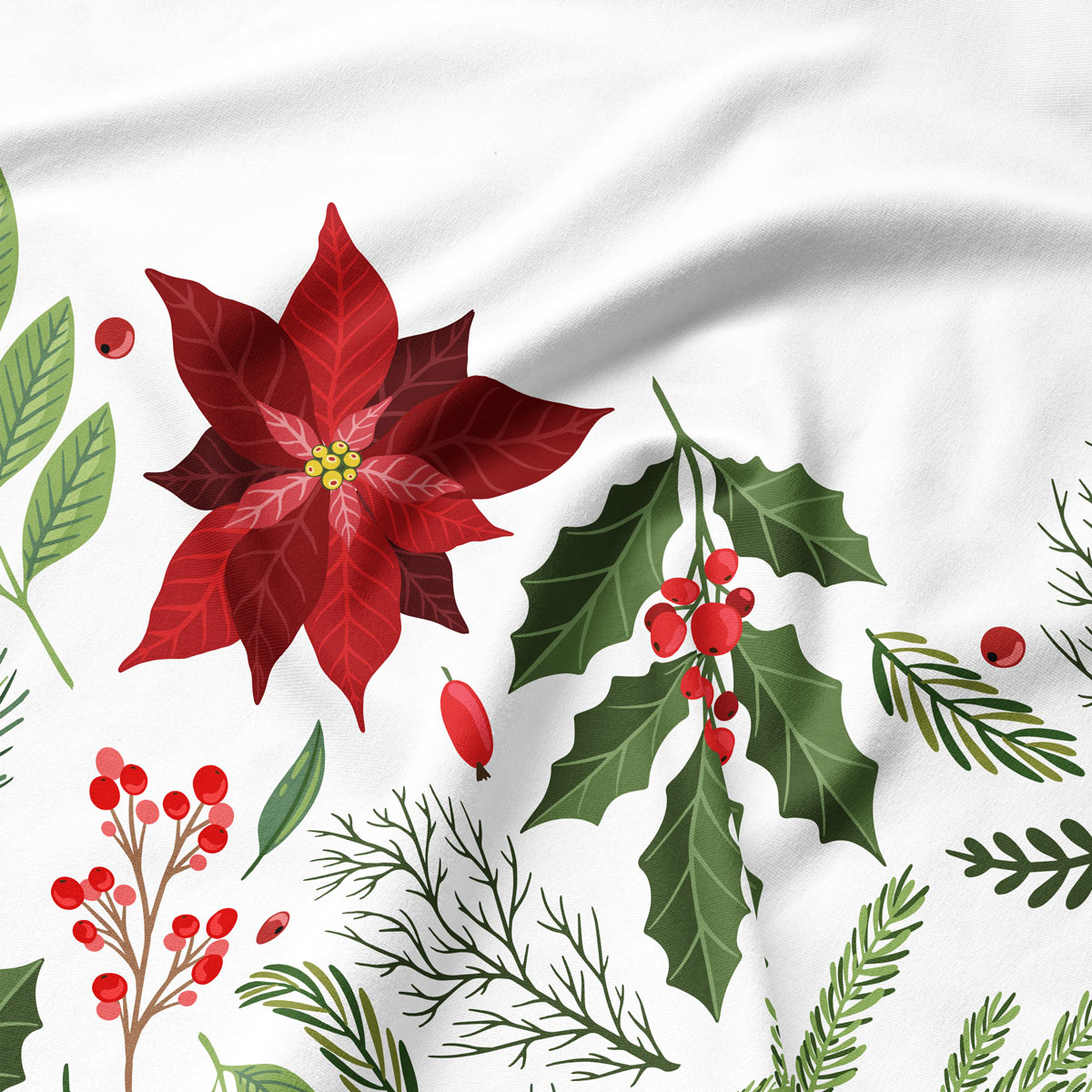 podkładka stołowa plamoodporna w świątecznym stylu