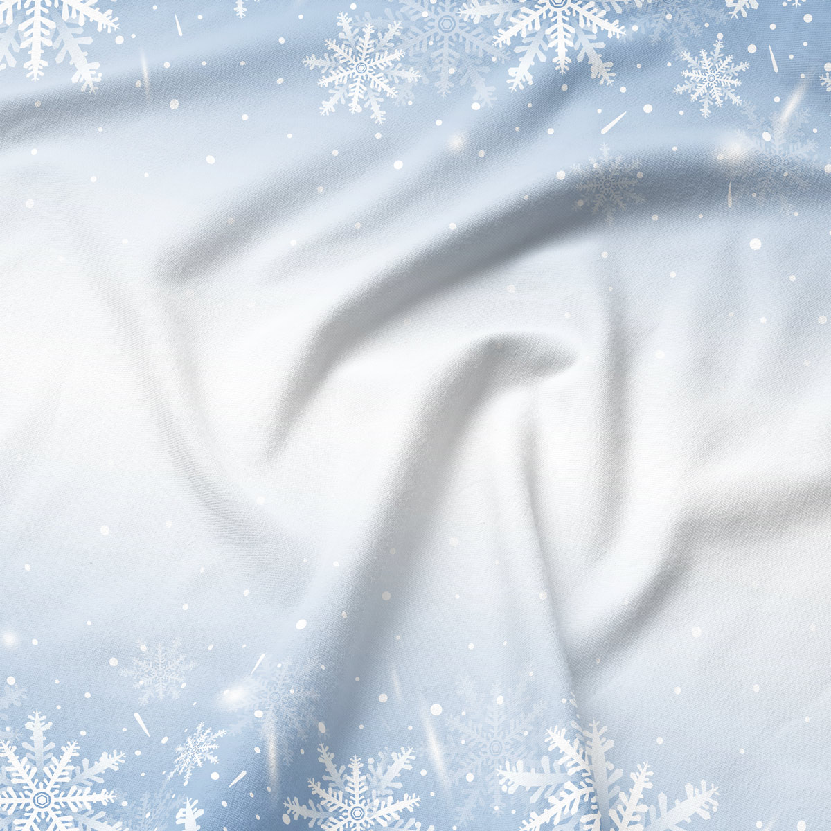 błękitna podkładka 30x40 cm w zimowy wzór