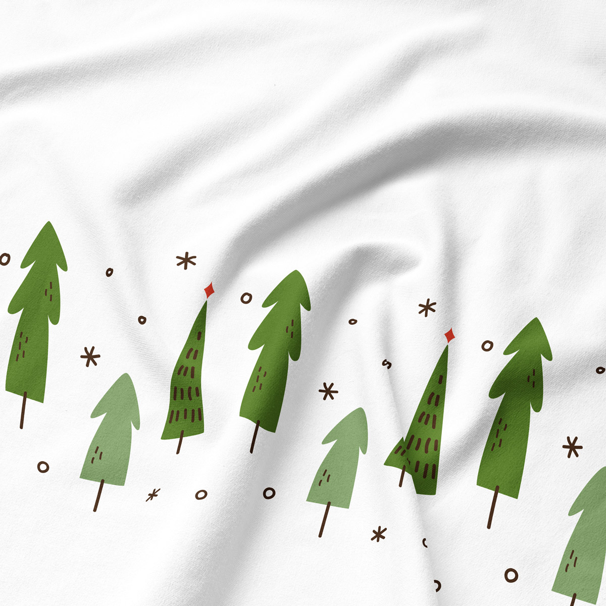 świąteczna podkładka 30×40 cm z choinkowym wzorem