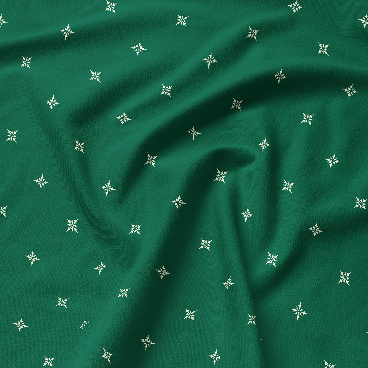 Podkładka na stole – zielona podkładka z delikatnym wzorem w klasycznym stylu.