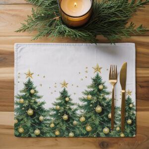 dekoracyjna podkładka stołowa z bożonarodzeniowym wzorem