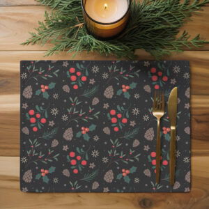 dekoracyjna podkładka na stół w ciemnej kolorystyce