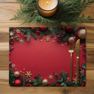 plamoodporna podkładka z motywem świątecznym