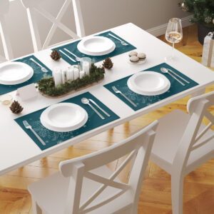 podkładka w zimowym stylu na świąteczny stół