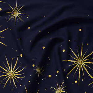 podkładka świąteczna z iskrzącymi złotymi drobinkami