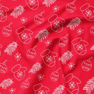 podkładka 30×40 cm z rękawiczkami i bombkami