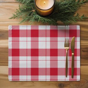 podkładka plamoodporna czerwono-biała