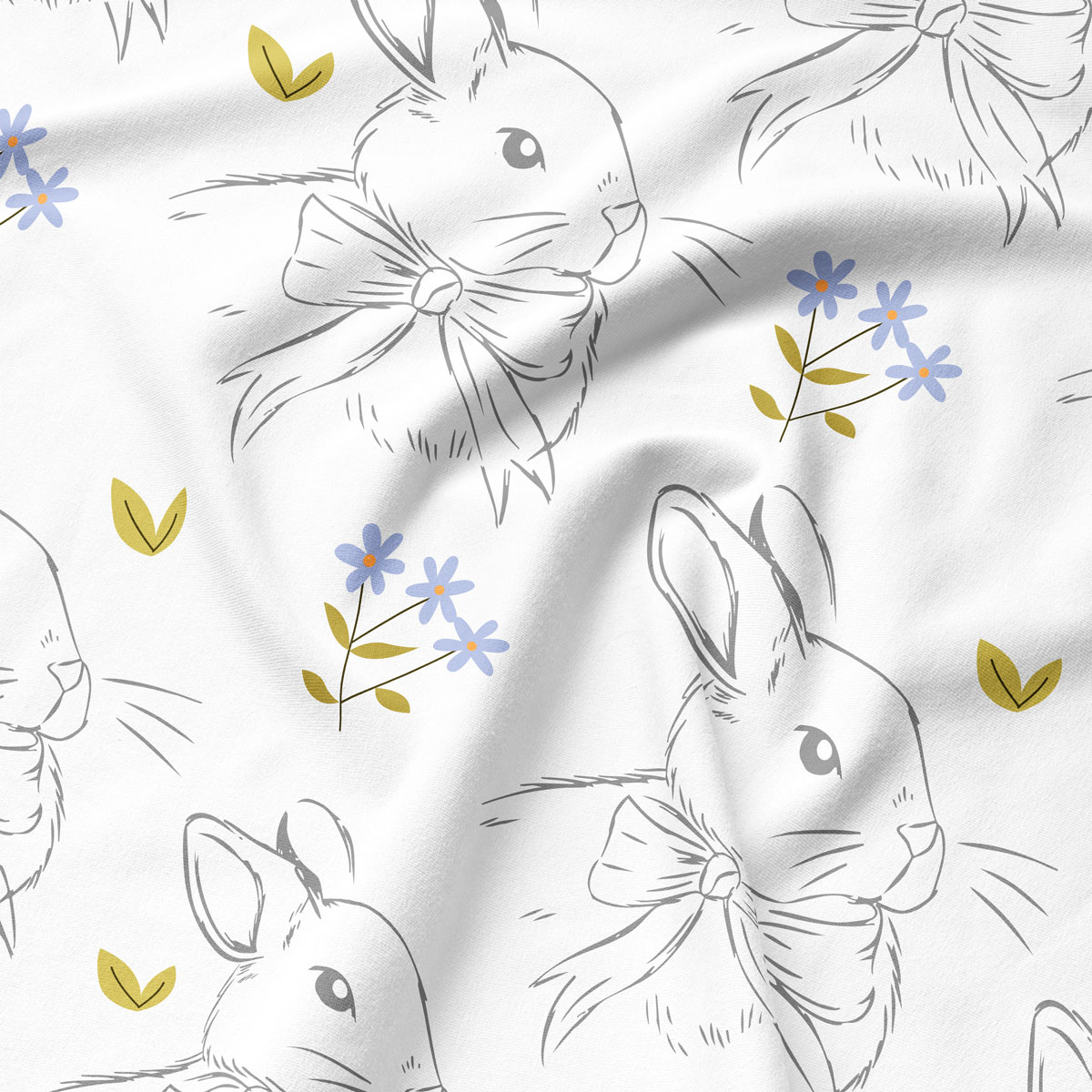 Zbliżenie na wzór podkładek wielkanocnych 30x40 cm