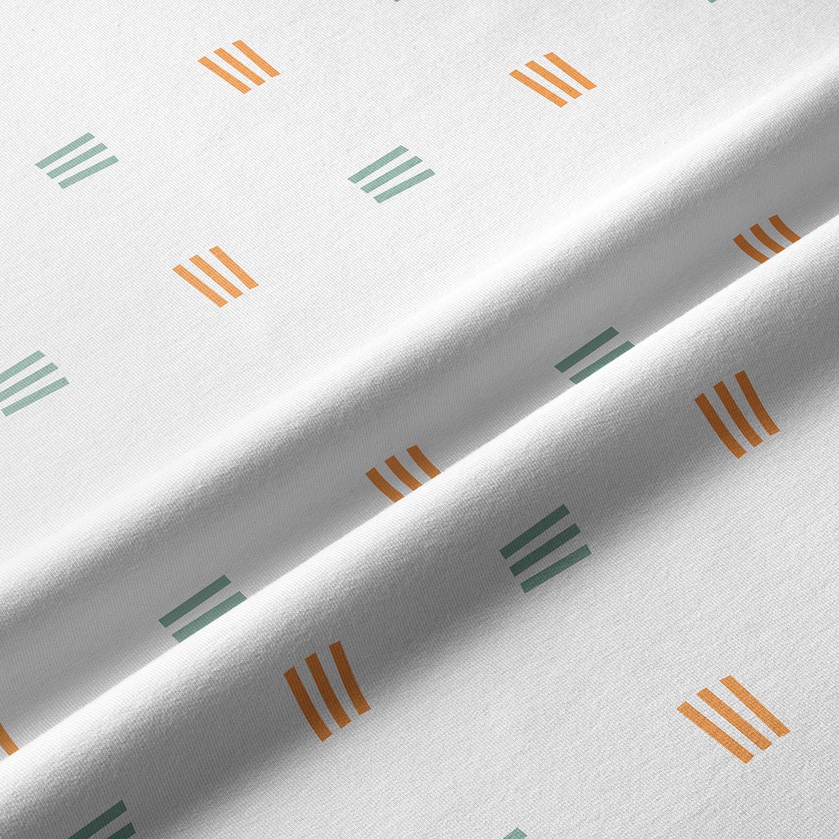 Zbliżenie na fakturę materiału i szczegóły wzoru z równoległymi, cienkimi kreskami