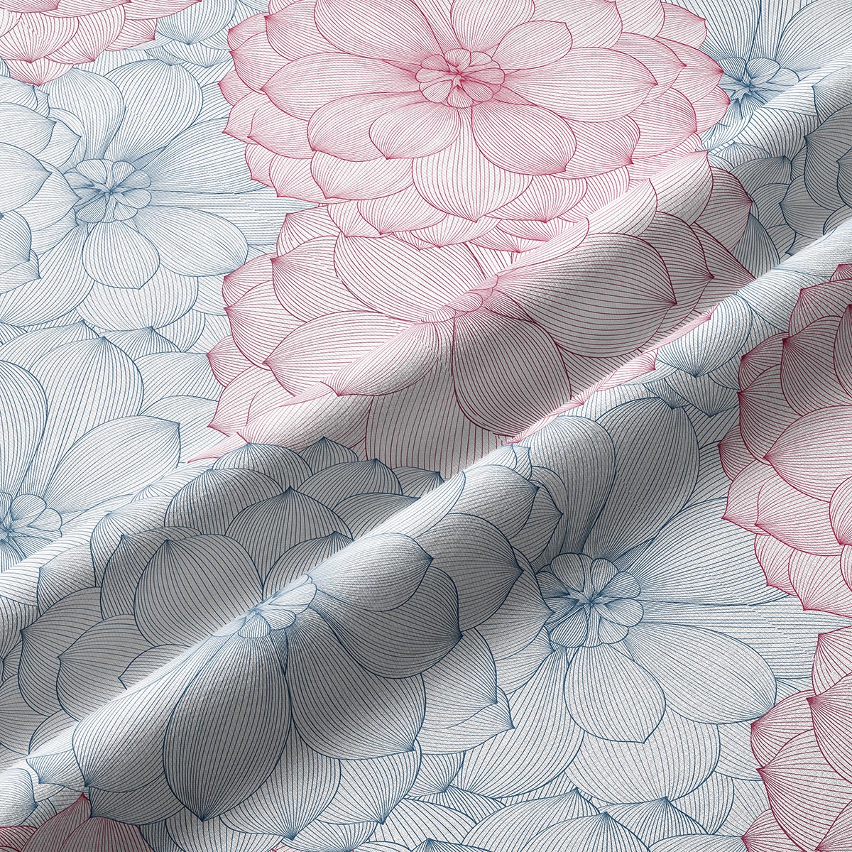 Zbliżenie na cienkie, precyzyjne linie wzoru i fakturę materiału bieżnika