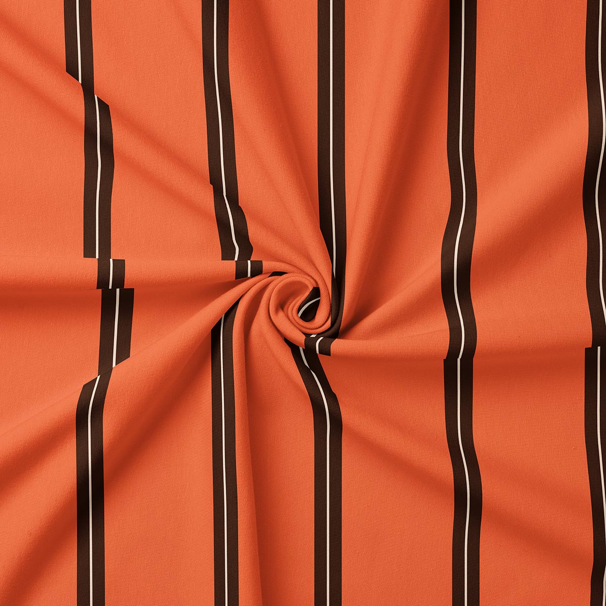 Zbliżenie na fakturę tkaniny i kontrastujące pionowe pasy