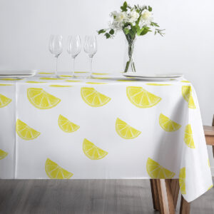 Ujęcie z bliska pokazujące powtarzalny wzór żółtych plasterków