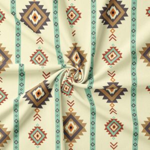 Detale tkaniny ze zbliżeniem na geometryczne romby i fakturę materiału