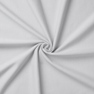 Zbliżenie struktury tkaniny pokazujące gładkie wykończenie i delikatną fakturę