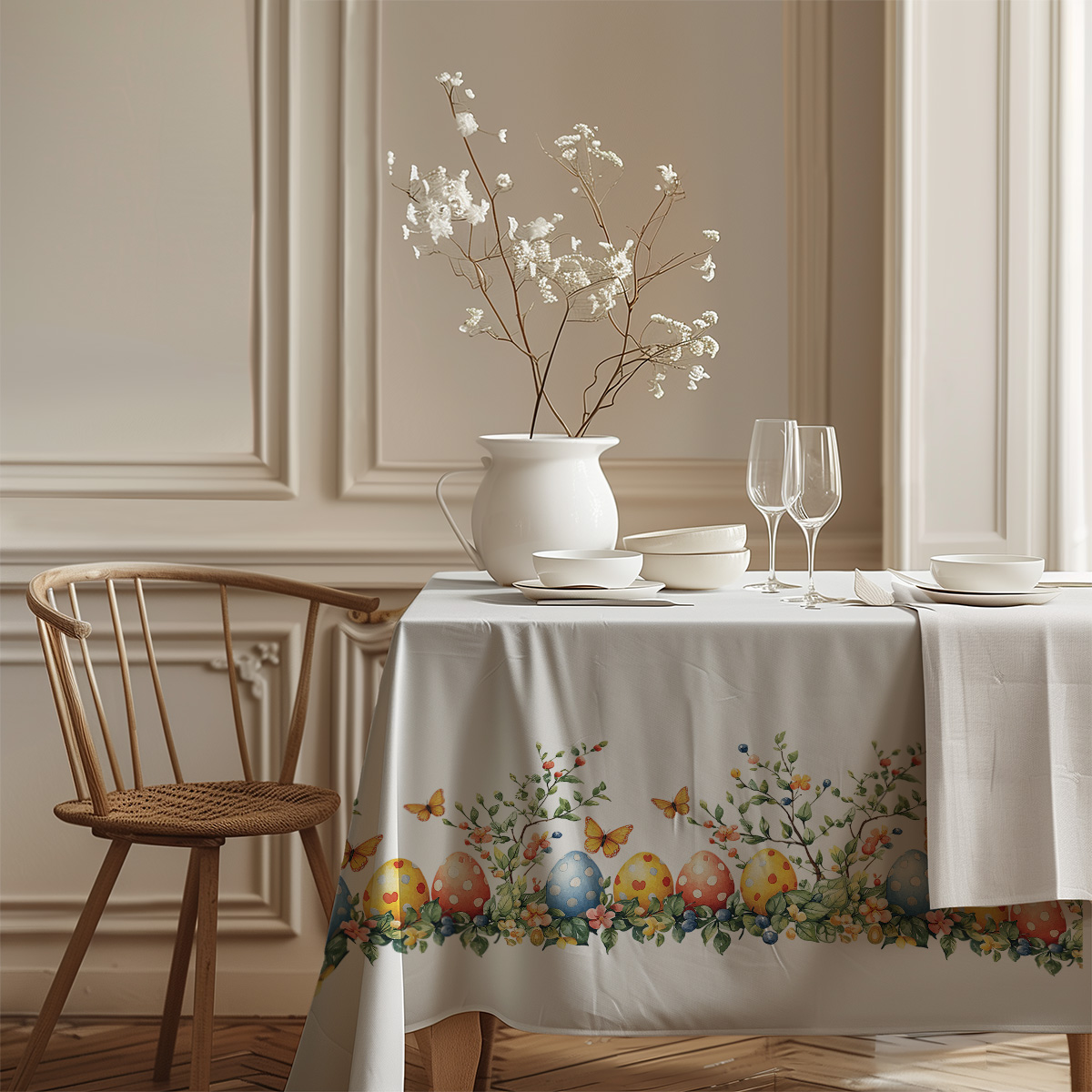 zbliżenie na tkaninę pokazujące fakturę materiału i nasycenie kolorów