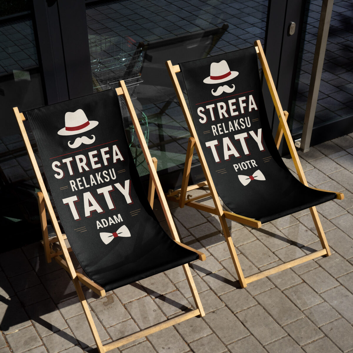 Leżak dla Taty - Strefa Relaksu Retro - Prezent na Dzień Ojca