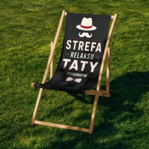 Leżak dla Taty - Strefa Relaksu Retro - Prezent na Dzień Ojca