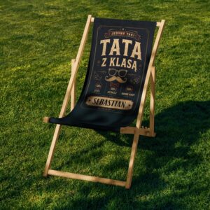 Leżak dla Taty - Z Klasą Retro - Prezent na Dzień Ojca